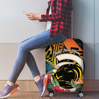 Vanuatu Boar Tusk Yumi Yumi Yumi Luggage Cover Independens Dei Long God Yumi Stanap LT14 - Polynesian Pride