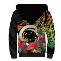 Vanuatu Boar Tusk Yumi Yumi Yumi Sherpa Hoodie Independens Dei Long God Yumi Stanap LT14 - Polynesian Pride