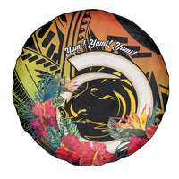 Vanuatu Boar Tusk Yumi Yumi Yumi Spare Tire Cover Independens Dei Long God Yumi Stanap LT14 - Polynesian Pride