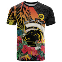 Vanuatu Boar Tusk Yumi Yumi Yumi T Shirt Independens Dei Long God Yumi Stanap LT14 Black - Polynesian Pride