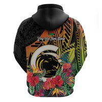 Vanuatu Boar Tusk Yumi Yumi Yumi Zip Hoodie Independens Dei Long God Yumi Stanap LT14 - Polynesian Pride