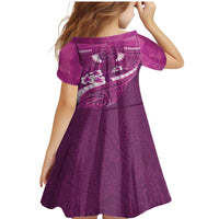 Pink Polynesia Family Matching Mermaid Dress and Hawaiian Shirt Tribal Pattern Tropical Frangipani LT14 - Polynesian Pride