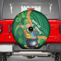 St Patrick's Day Hawaii Spare Tire Cover Hauoli Maoli Funny Shaka Leprechaun LT14 - Polynesian Pride