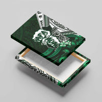 Hafa Adai Guam Discovery Day Canvas Wall Art Chamorro Latte Stone Hand Green Version LT14 - Polynesian Pride