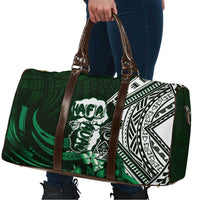 Hafa Adai Guam Discovery Day Travel Bag Chamorro Latte Stone Hand Green Version
