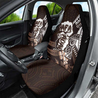 Hafa Adai Guam Discovery Day Car Seat Cover Chamorro Latte Stone Hand Brown Version