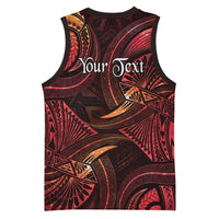 Personalised Polynesia Zodiac Aries Basketball Jersey Galaxy Polynesian Pattern Chest Tattoo Style