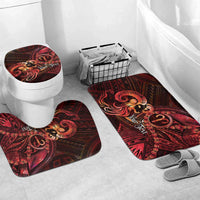 Personalised Polynesia Zodiac Aries Bathroom Set Galaxy Polynesian Pattern Chest Tattoo Style