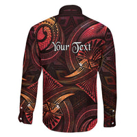 Personalised Polynesia Zodiac Aries Family Matching Off Shoulder Short Dress and Hawaiian Shirt Galaxy Polynesian Pattern Chest Tattoo Style LT14 - Polynesian Pride