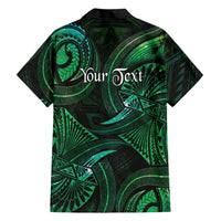 Personalised Polynesia Zodiac Taurus Family Matching Short Sleeve Bodycon Dress and Hawaiian Shirt Galaxy Polynesian Pattern Chest Tattoo Style LT14 - Polynesian Pride