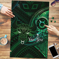Personalised Polynesia Zodiac Taurus Puzzle Galaxy Polynesian Pattern Chest Tattoo Style