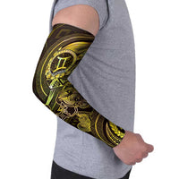 Personalised Polynesia Zodiac Gemini Arm Sleeves Galaxy Polynesian Pattern Chest Tattoo Style