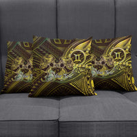 Personalised Polynesia Zodiac Gemini Pillow Cover Galaxy Polynesian Pattern Chest Tattoo Style