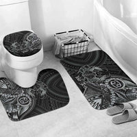 Personalised Polynesia Zodiac Cancer Bathroom Set Galaxy Polynesian Pattern Chest Tattoo Style