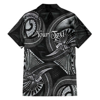 Personalised Polynesia Zodiac Cancer Family Matching Off Shoulder Maxi Dress and Hawaiian Shirt Galaxy Polynesian Pattern Chest Tattoo Style LT14 - Polynesian Pride