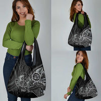 Personalised Polynesia Zodiac Cancer Grocery Bag Galaxy Polynesian Pattern Chest Tattoo Style