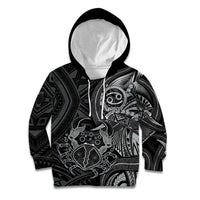 Personalised Polynesia Zodiac Cancer Kid Hoodie Galaxy Polynesian Pattern Chest Tattoo Style