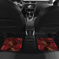 Personalised Polynesia Zodiac Scorpio Car Mats Galaxy Polynesian Pattern Chest Tattoo Style