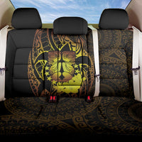 Kia Orana Kuki Airani Back Car Seat Cover Cook Islands Tangaroa God Tatau Gold LT14 One Size Gold - Polynesian Pride