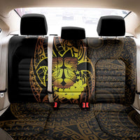 Kia Orana Kuki Airani Back Car Seat Cover Cook Islands Tangaroa God Tatau Gold LT14 - Polynesian Pride