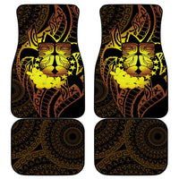 Kia Orana Kuki Airani Car Mats Cook Islands Tangaroa God Tatau Gold LT14 - Polynesian Pride