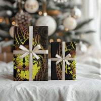 Kia Orana Kuki Airani Wrapping Paper Cook Islands Tangaroa God Tatau Gold LT14 - Polynesian Pride