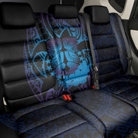 Kia Orana Kuki Airani Back Car Seat Cover Cook Islands Tangaroa God Tatau Purple LT14 - Polynesian Pride