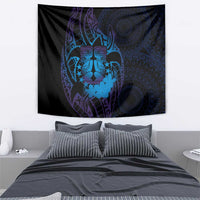 Kia Orana Kuki Airani Tapestry Cook Islands Tangaroa God Tatau Purple LT14 - Polynesian Pride
