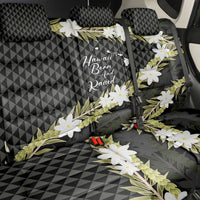 Born And Raised Aloha Hawaii Back Car Seat Cover Kanaka Kakau Hawaiian Tiare Pakalana Lei LT14 - Polynesian Pride
