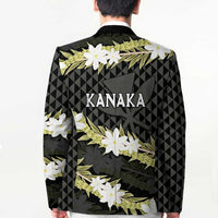 Born And Raised Aloha Hawaii Blazer Kanaka Kakau Hawaiian Tiare Pakalana Lei LT14 - Polynesian Pride