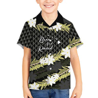 Born And Raised Aloha Hawaii Hawaiian Shirt Kanaka Kakau Hawaiian Tiare Pakalana Lei LT14 - Polynesian Pride