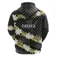 Born And Raised Aloha Hawaii Hoodie Kanaka Kakau Hawaiian Tiare Pakalana Lei LT14 - Polynesian Pride