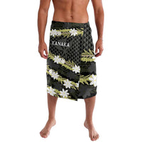 Born And Raised Aloha Hawaii Lavalava Kanaka Kakau Hawaiian Tiare Pakalana Lei LT14 Black - Polynesian Pride