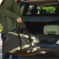 Born And Raised Aloha Hawaii Travel Bag Kanaka Kakau Hawaiian Tiare Pakalana Lei LT14 - Polynesian Pride