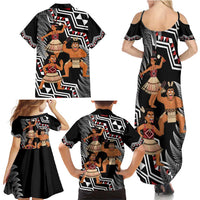 Aotearoa Kapa Haka Family Matching Summer Maxi Dress and Hawaiian Shirt 2025 Festival - Traditional Maori Dance LT14 - Polynesian Pride