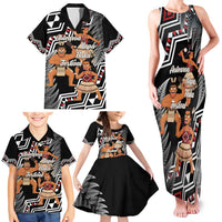 Aotearoa Kapa Haka Family Matching Tank Maxi Dress and Hawaiian Shirt 2025 Festival - Traditional Maori Dance LT14 - Polynesian Pride