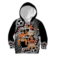 Aotearoa Kapa Haka Kid Hoodie 2025 Festival - Traditional Maori Dance LT14 Hoodie Black - Polynesian Pride