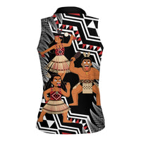 Aotearoa Kapa Haka Women Sleeveless Polo Shirt 2025 Festival - Traditional Maori Dance LT14 - Polynesian Pride