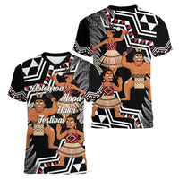 Aotearoa Kapa Haka Women V-Neck T-Shirt 2025 Festival - Traditional Maori Dance LT14 - Polynesian Pride