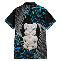 Aotearoa Taniko Paua Shell With Hei Tiki Family Matching Puletasi and Hawaiian Shirt LT14 - Polynesian Pride