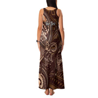 Personalised Polynesia Zodiac Capricorn Family Matching Tank Maxi Dress and Hawaiian Shirt Galaxy Polynesian Pattern Chest Tattoo Style LT14 - Polynesian Pride