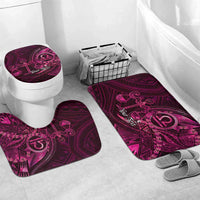 Personalised Polynesia Zodiac Libra Bathroom Set Galaxy Polynesian Pattern Chest Tattoo Style