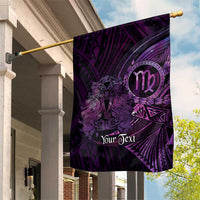 Personalised Polynesia Zodiac Virgo Garden Flag Galaxy Polynesian Pattern Chest Tattoo Style