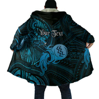 Personalised Polynesia Zodiac Aquarius Cloak Galaxy Polynesian Pattern Chest Tattoo Style