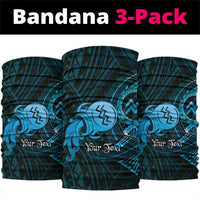 Personalised Polynesia Zodiac Aquarius Neck Gaiter Galaxy Polynesian Pattern Chest Tattoo Style