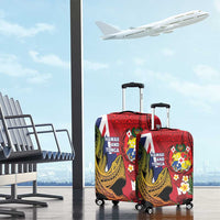 Hawaii And Tonga Luggage Cover Shark Tattoo With Tongan Coat Of Arms LT14 - Polynesian Pride