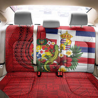 Hawaii And Tonga Back Car Seat Cover King Kalakaua Tribal Gecko Tongan Ngatu LT14 - Polynesian Pride