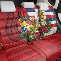 Hawaii And Tonga Back Car Seat Cover King Kalakaua Tribal Gecko Tongan Ngatu LT14 - Polynesian Pride