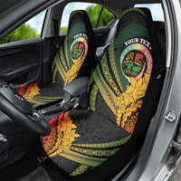 Personalised Vanuatu Independence Day Car Seat Cover July 30 Pig Tusk Long God Yumi Stanap LT14 - Polynesian Pride