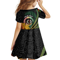 Personalised Vanuatu Independence Day Family Matching Summer Maxi Dress and Hawaiian Shirt July 30 Pig Tusk Long God Yumi Stanap LT14 - Polynesian Pride
